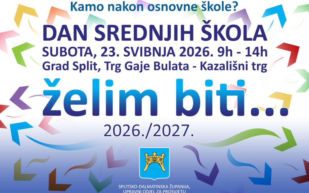 Dan srednjih škola – novi termin 23.5.2026.