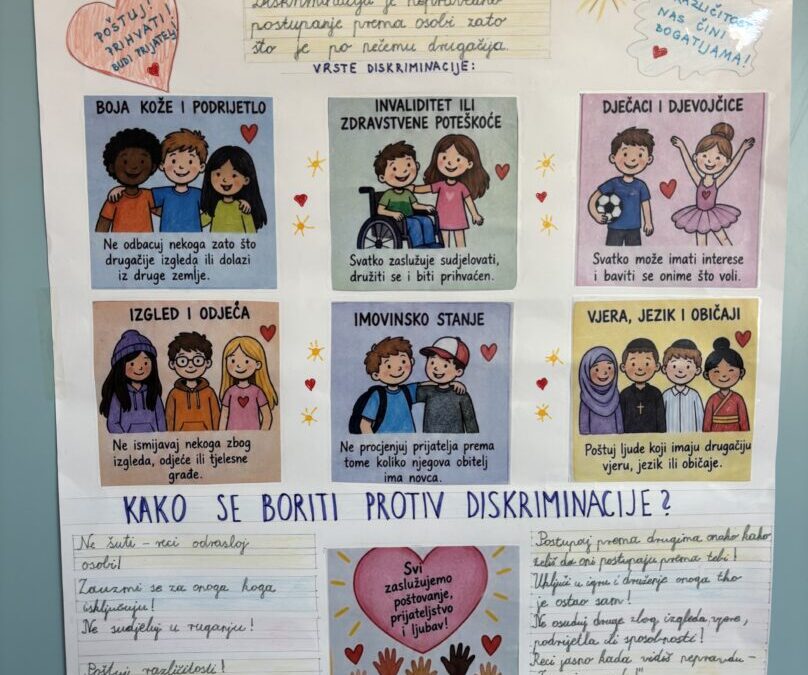 Zajedno protiv diskriminacije – poštujmo različitosti!